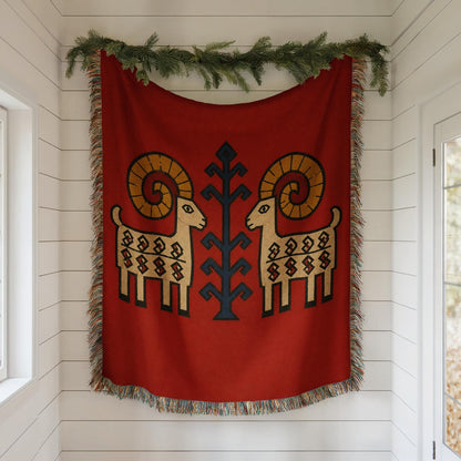 Ram Woven Blanket
