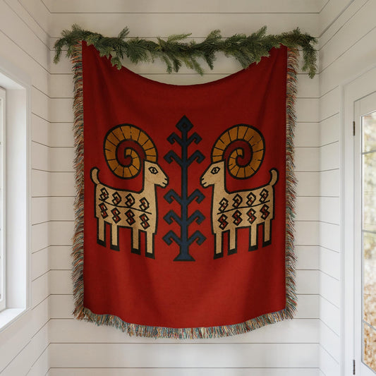 Ram Woven Blanket