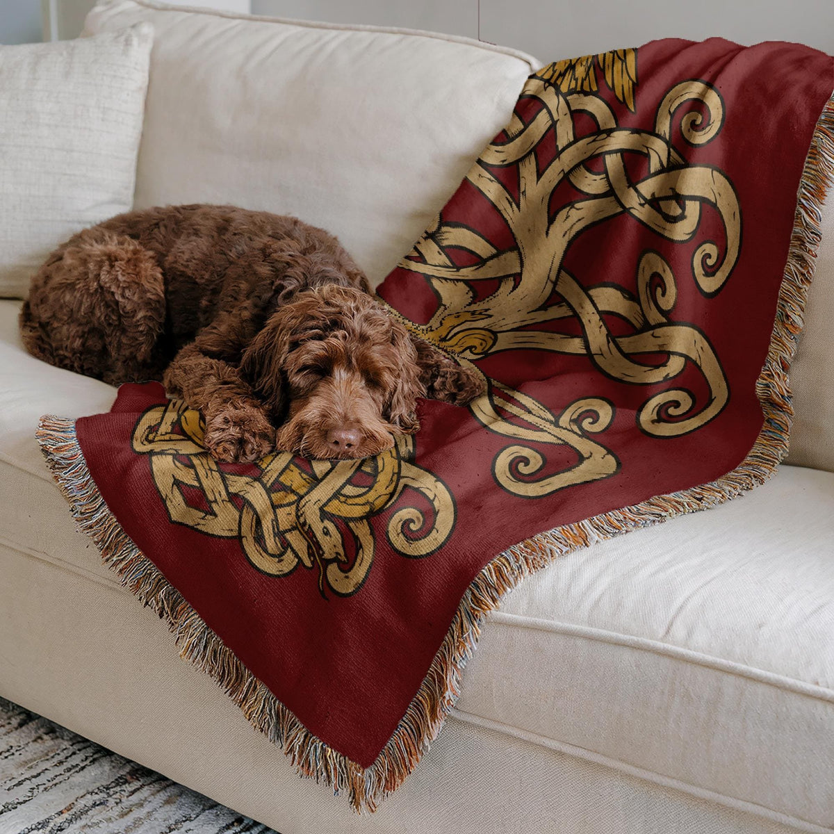 Yggdrasil Woven Blanket