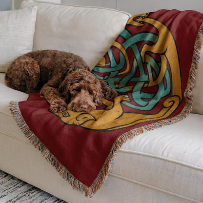 Celtic Knot Woven Blanket