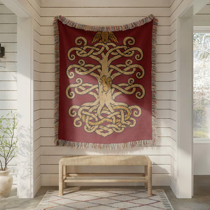 Yggdrasil Woven Blanket