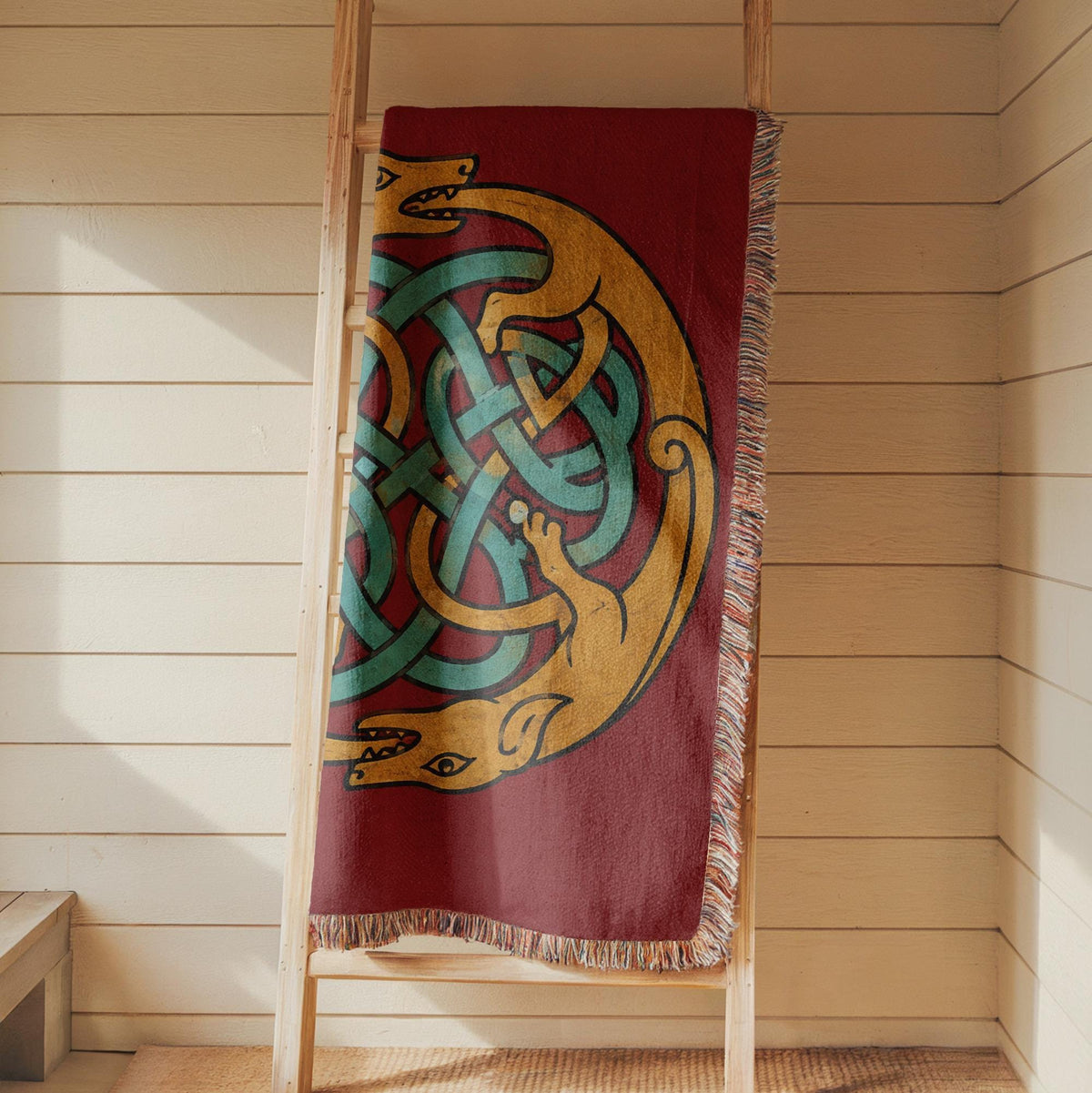 Celtic Knot Woven Blanket