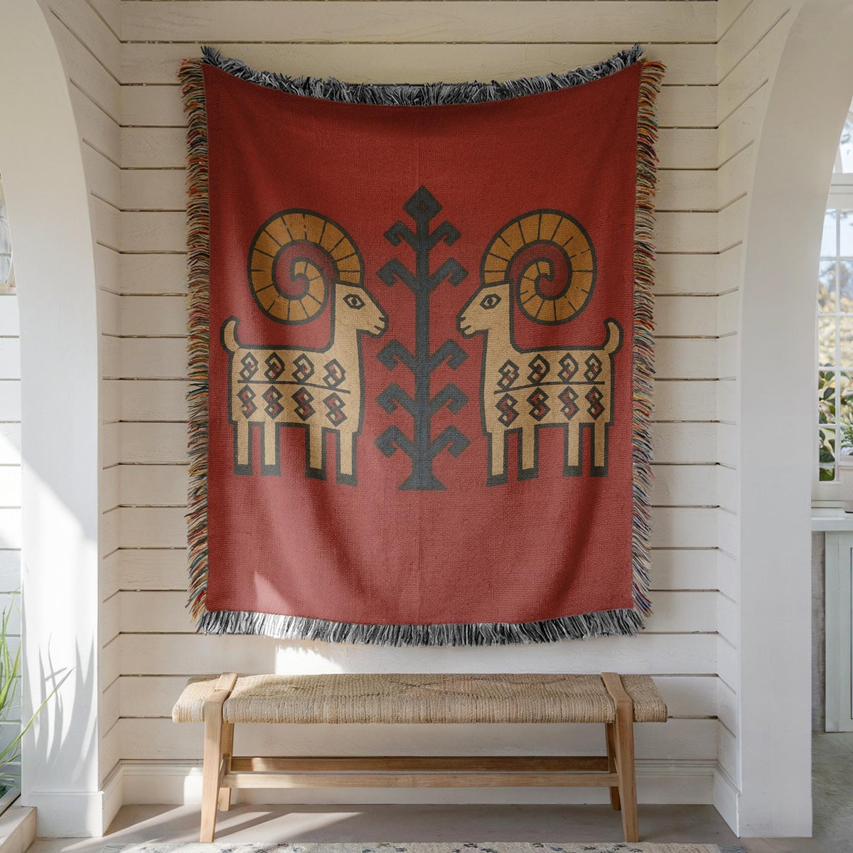 Ram Woven Blanket