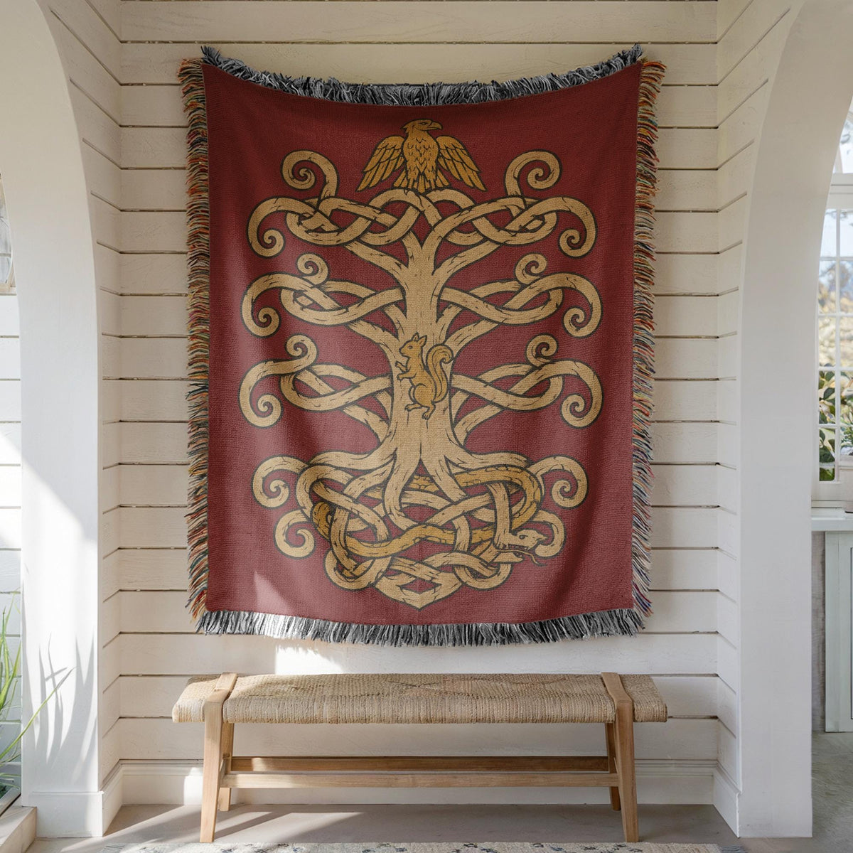 Yggdrasil Woven Blanket