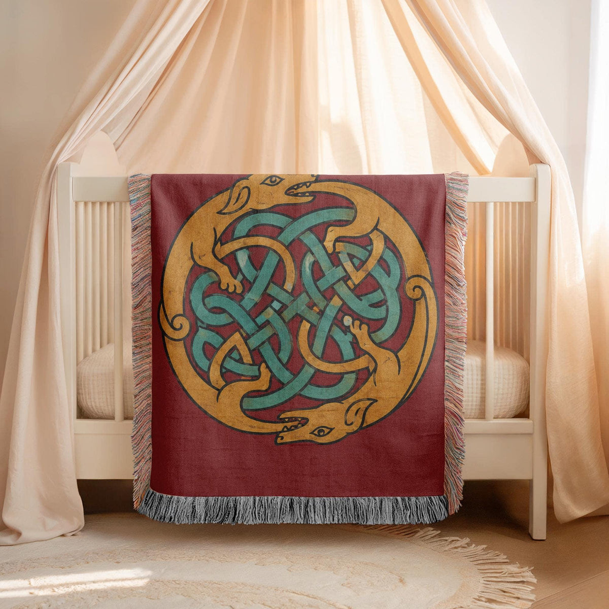 Celtic Knot Woven Blanket