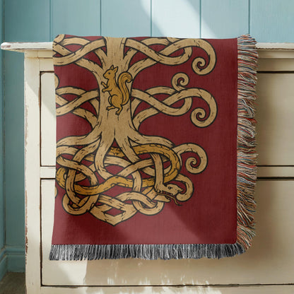 Yggdrasil Woven Blanket