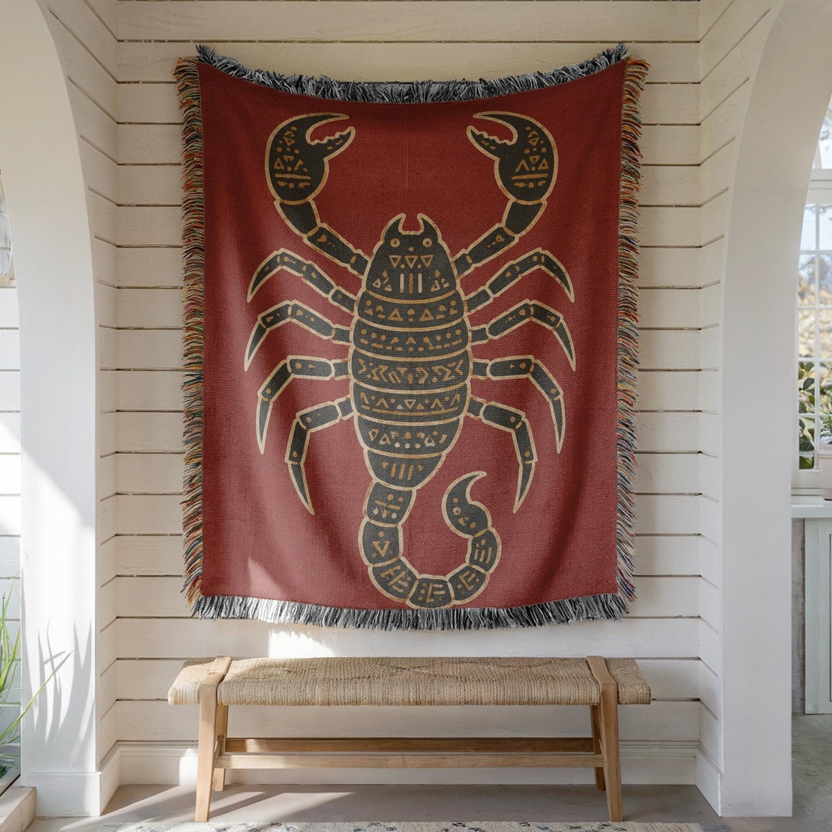 Scorpion Woven Blanket
