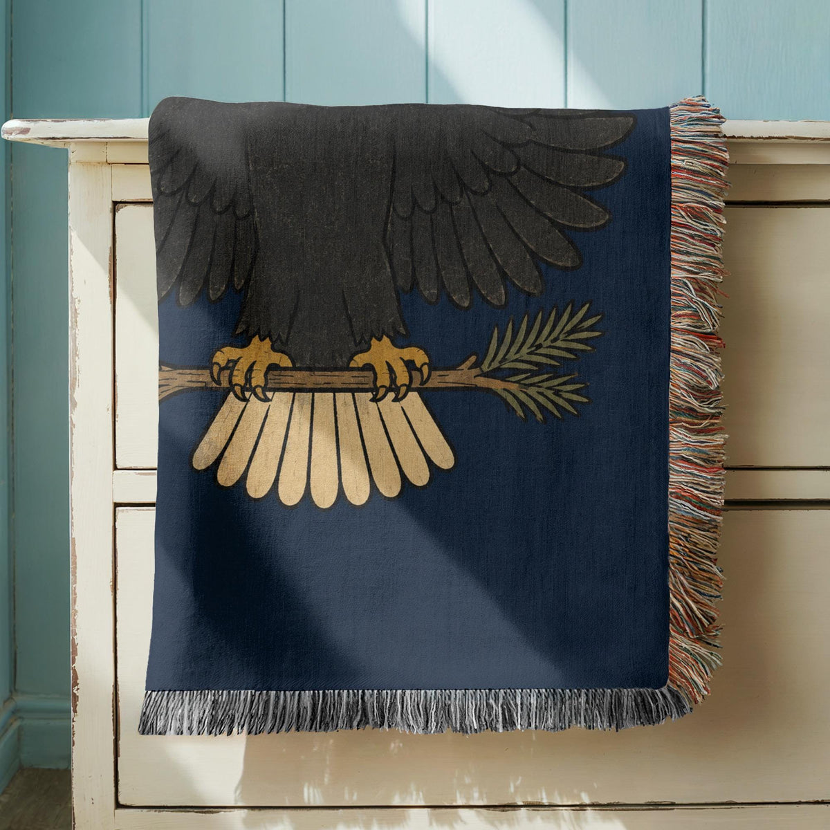Bald Eagle Woven Blanket