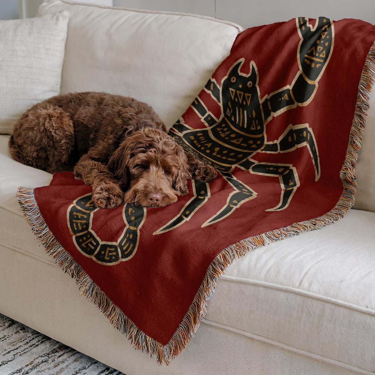 Scorpion Woven Blanket