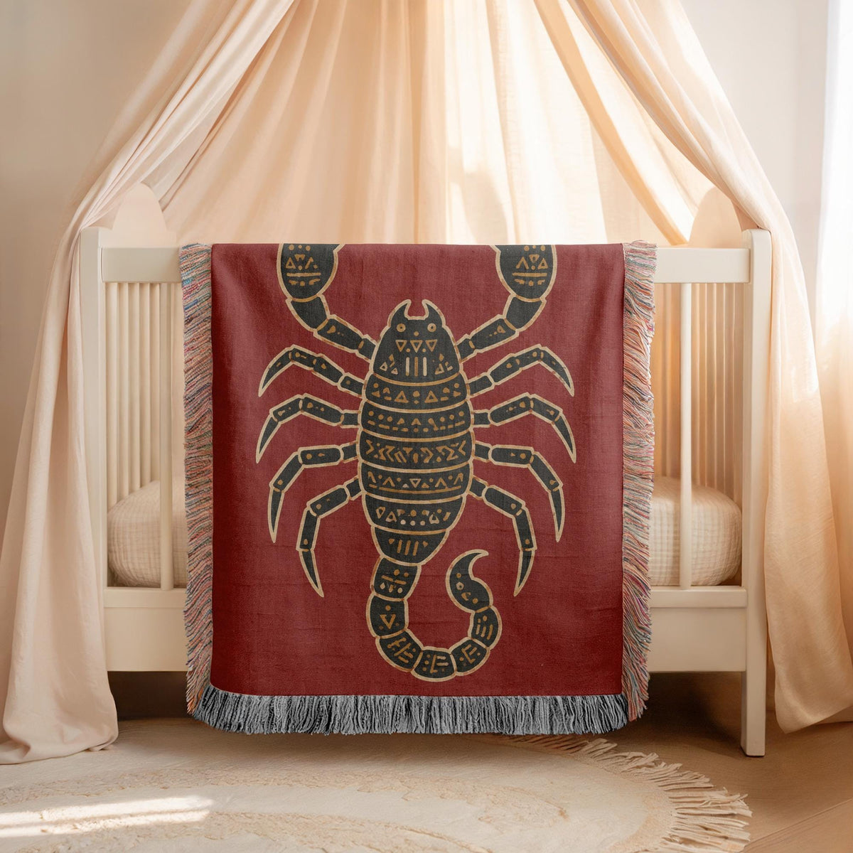 Scorpion Woven Blanket