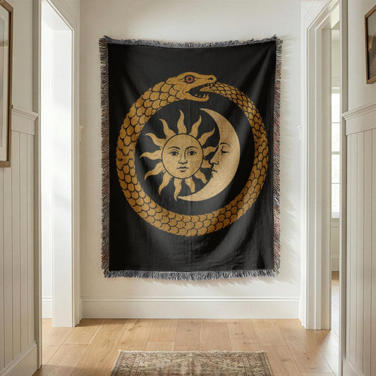 Ouroboros Woven Blanket