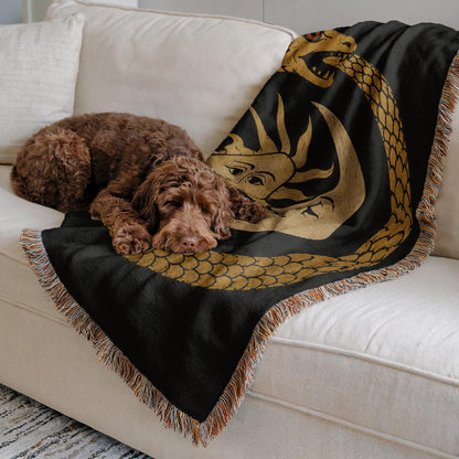 Ouroboros Woven Blanket