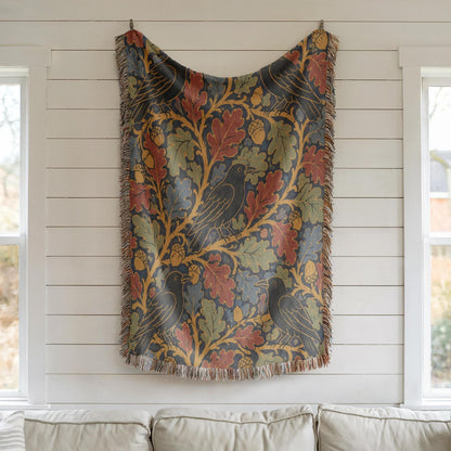 Raven Woven Blanket