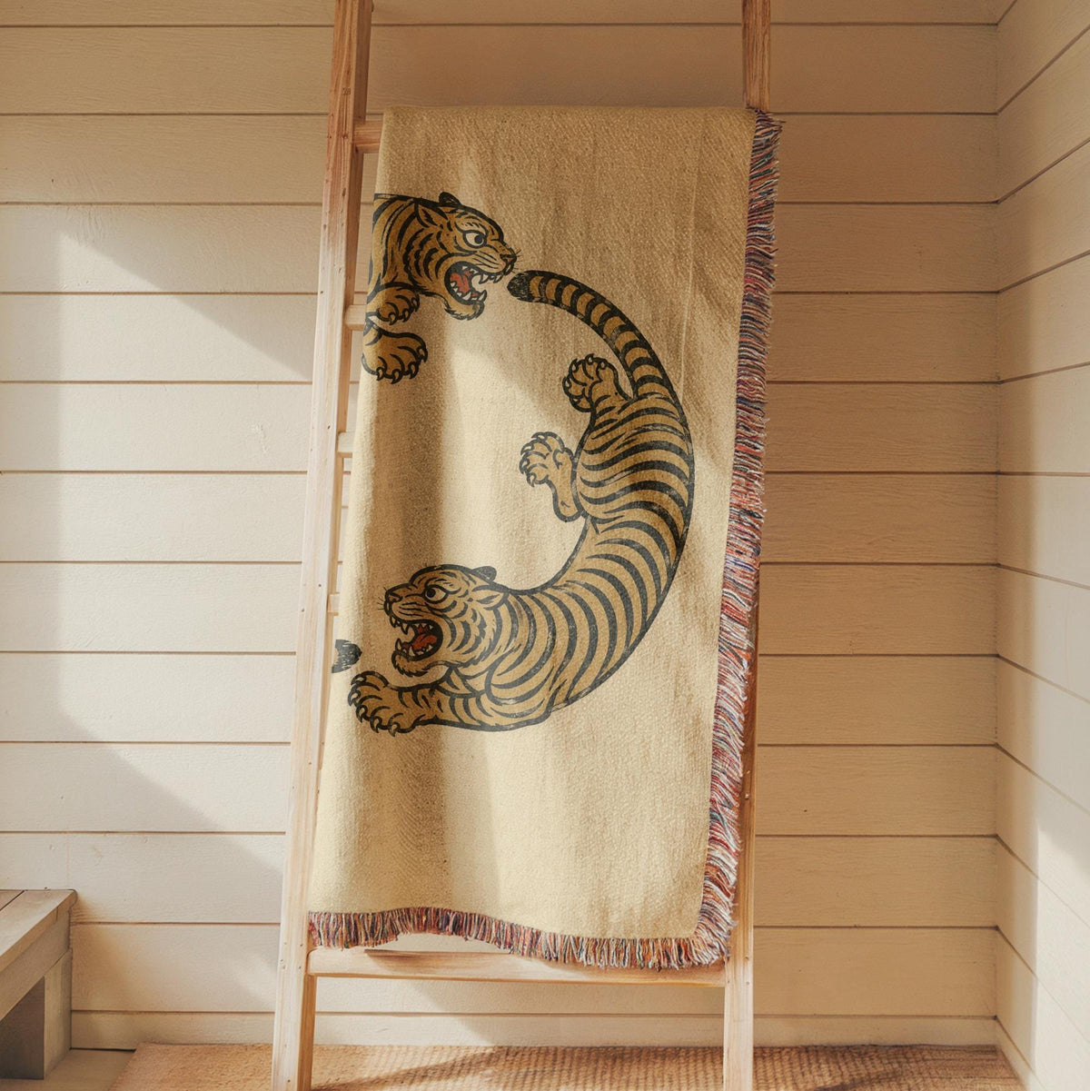 Tiger Woven Blanket