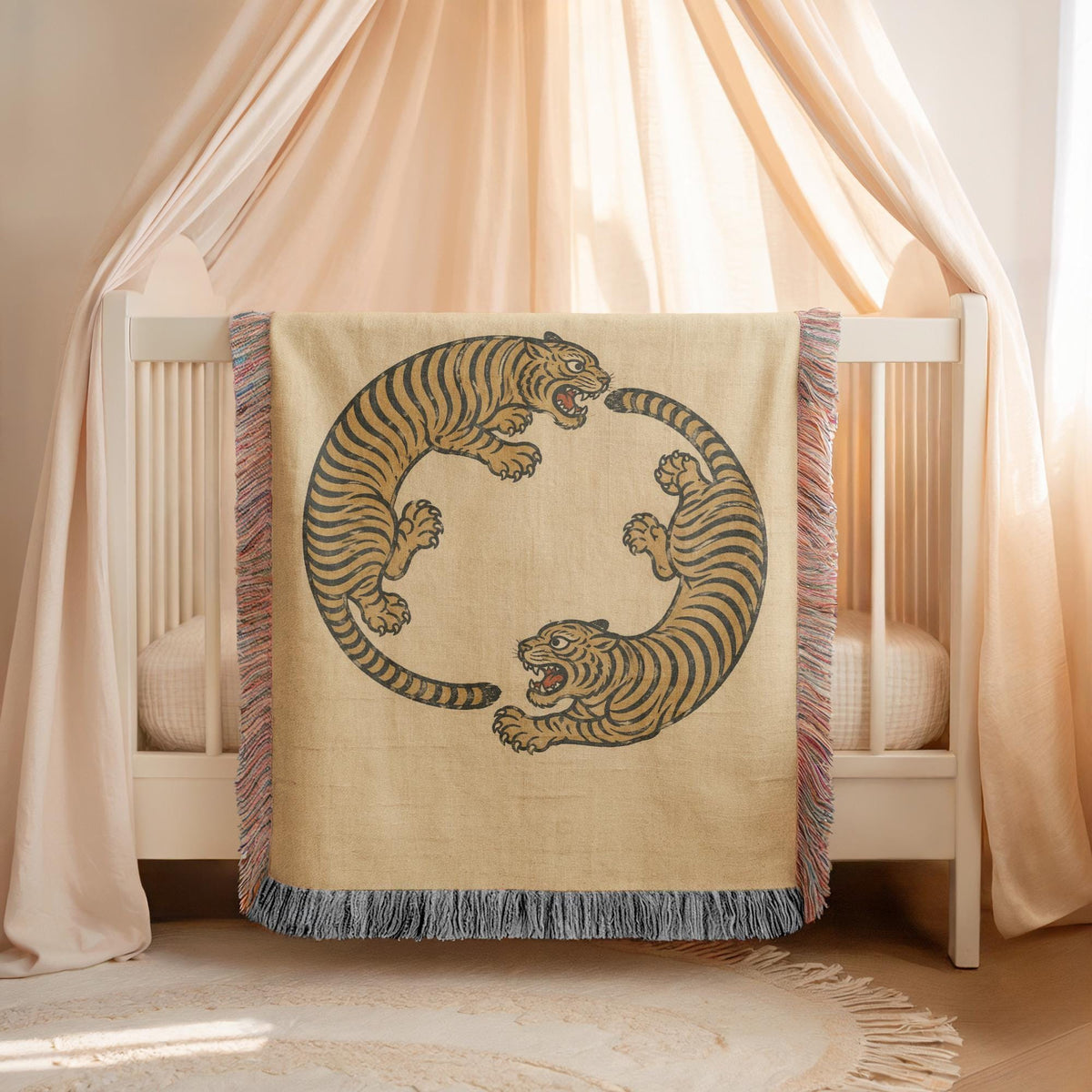 Tiger Woven Blanket