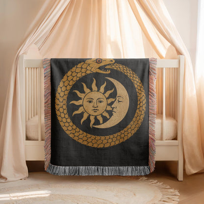 Ouroboros Woven Blanket