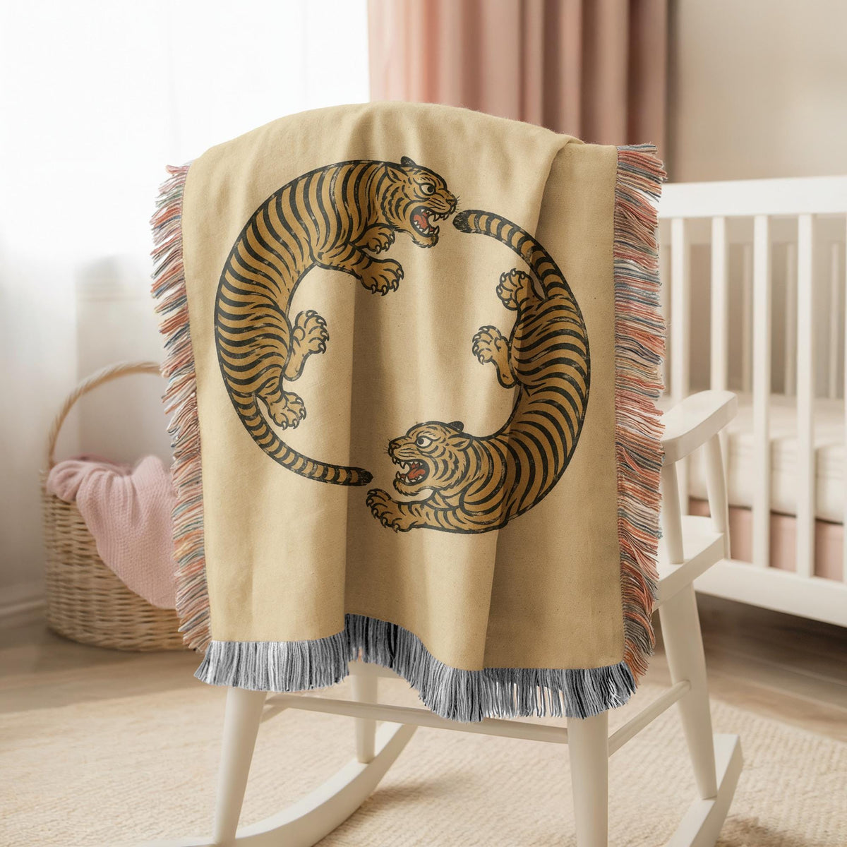 Tiger Woven Blanket