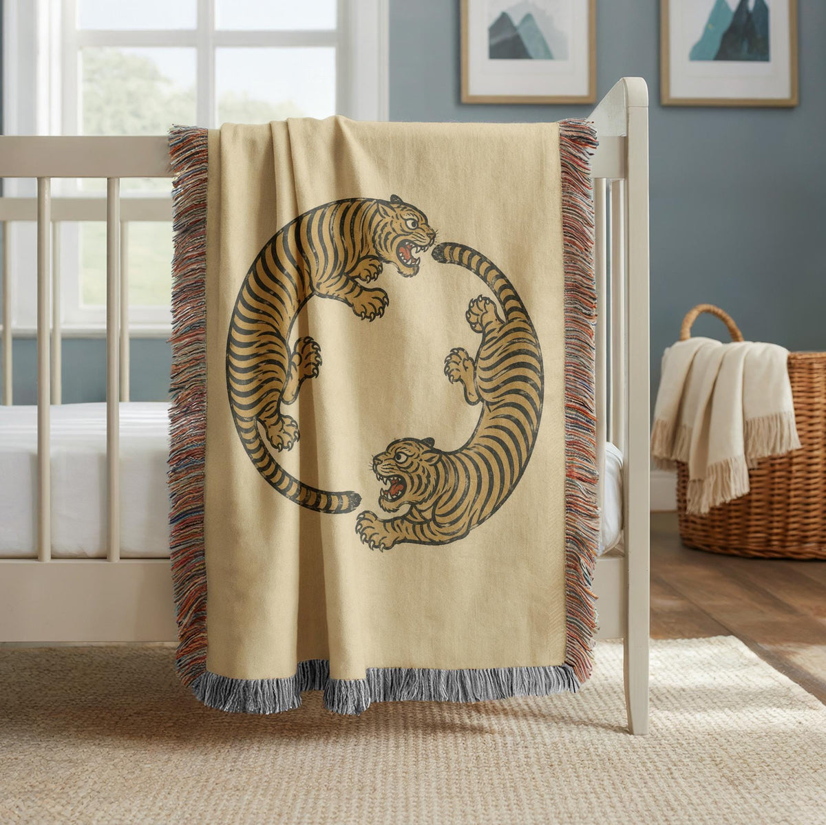 Tiger Woven Blanket
