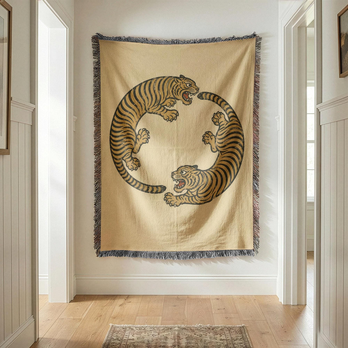 Tiger Woven Blanket