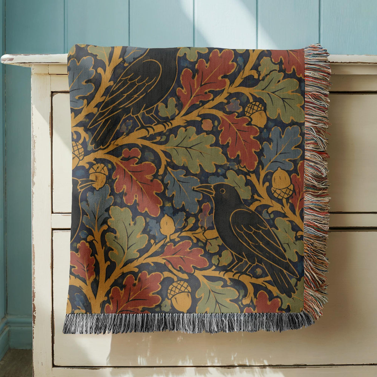 Raven Woven Blanket