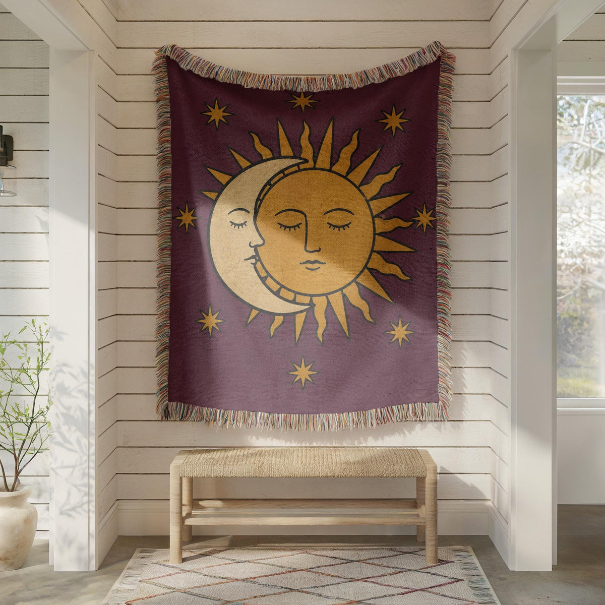 Sun And Moon Tapestry