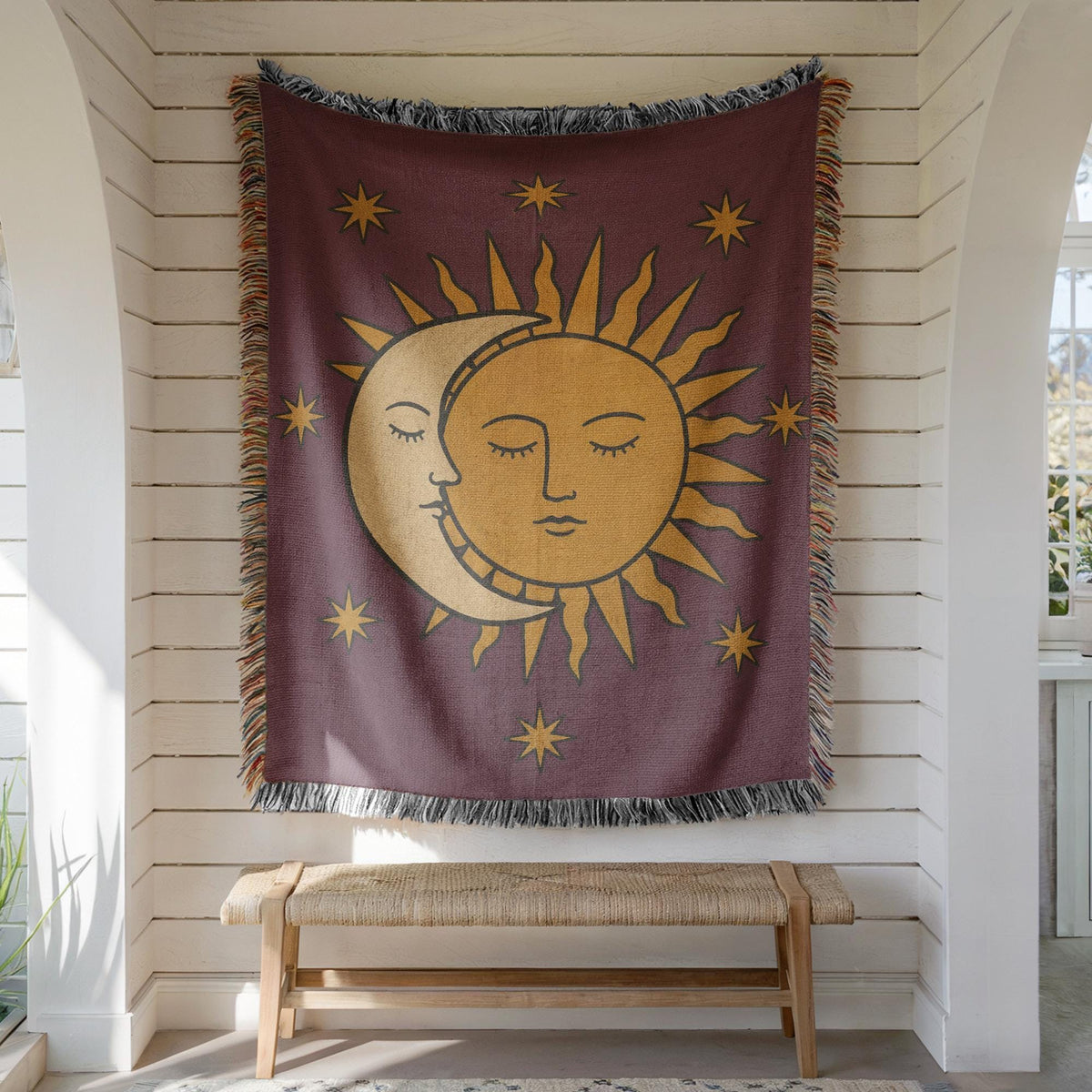 Sun And Moon Tapestry