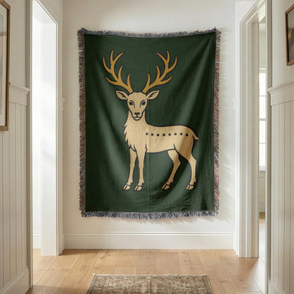 Deer Woven Blanket