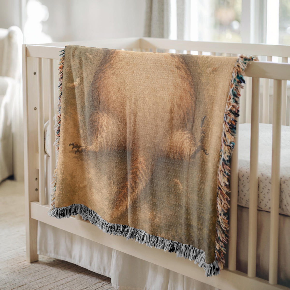 Funny Fat Dinosaur Tapestry