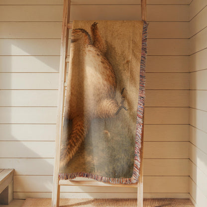 Funny Fat Dinosaur Tapestry