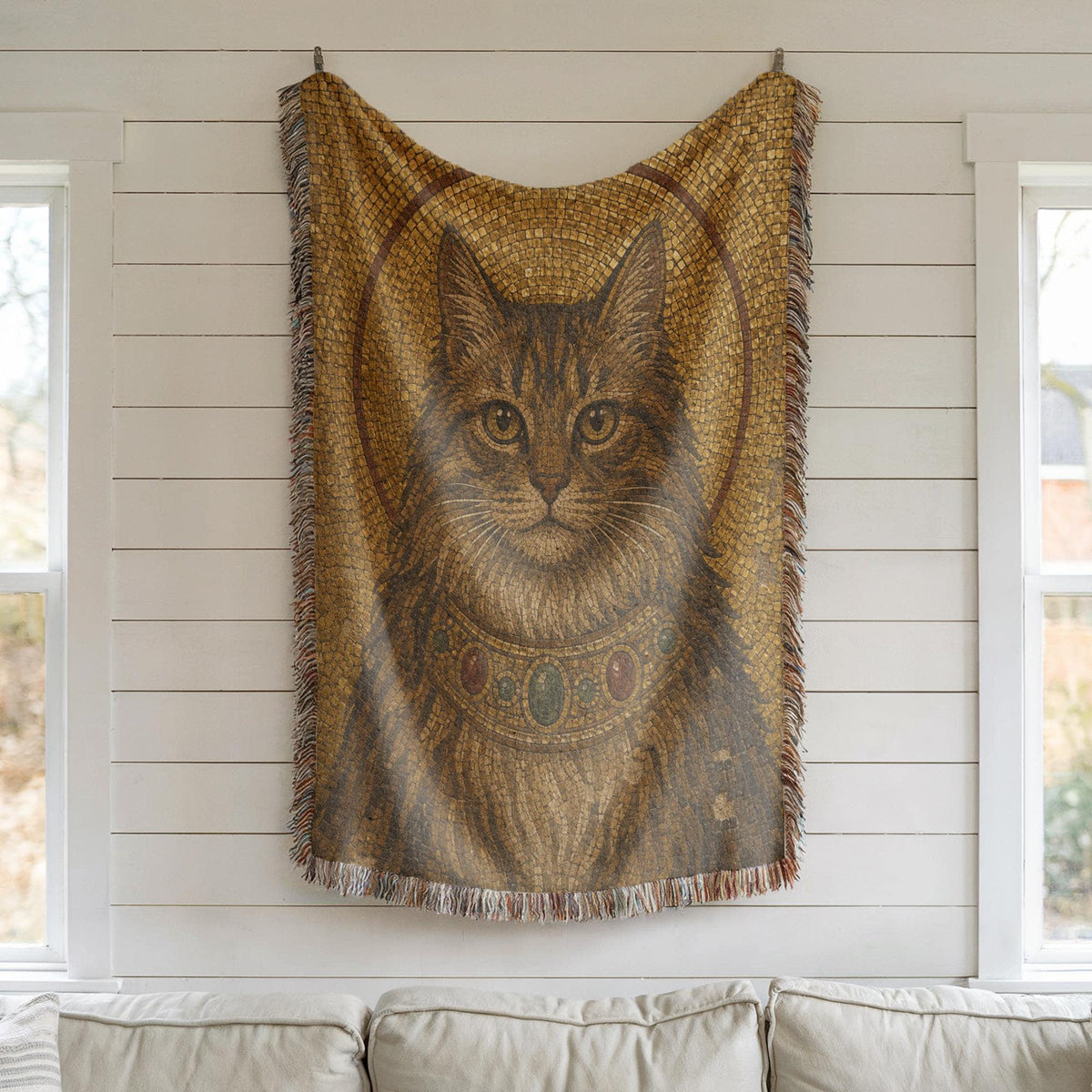 Byzantine Cat Tapestry