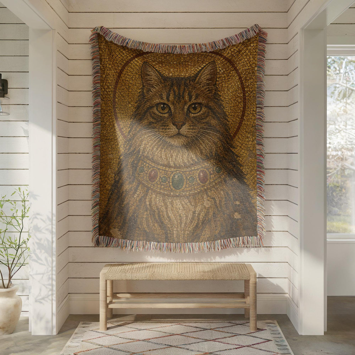 Byzantine Cat Tapestry