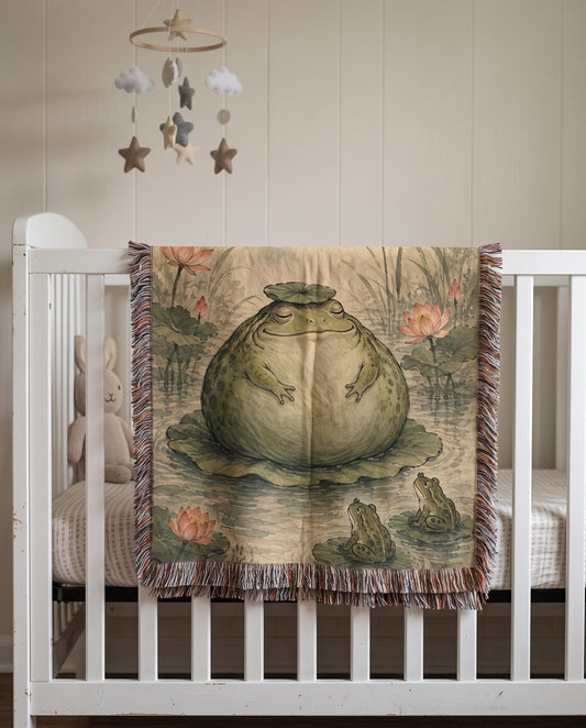 Chubby Frog Tapestry