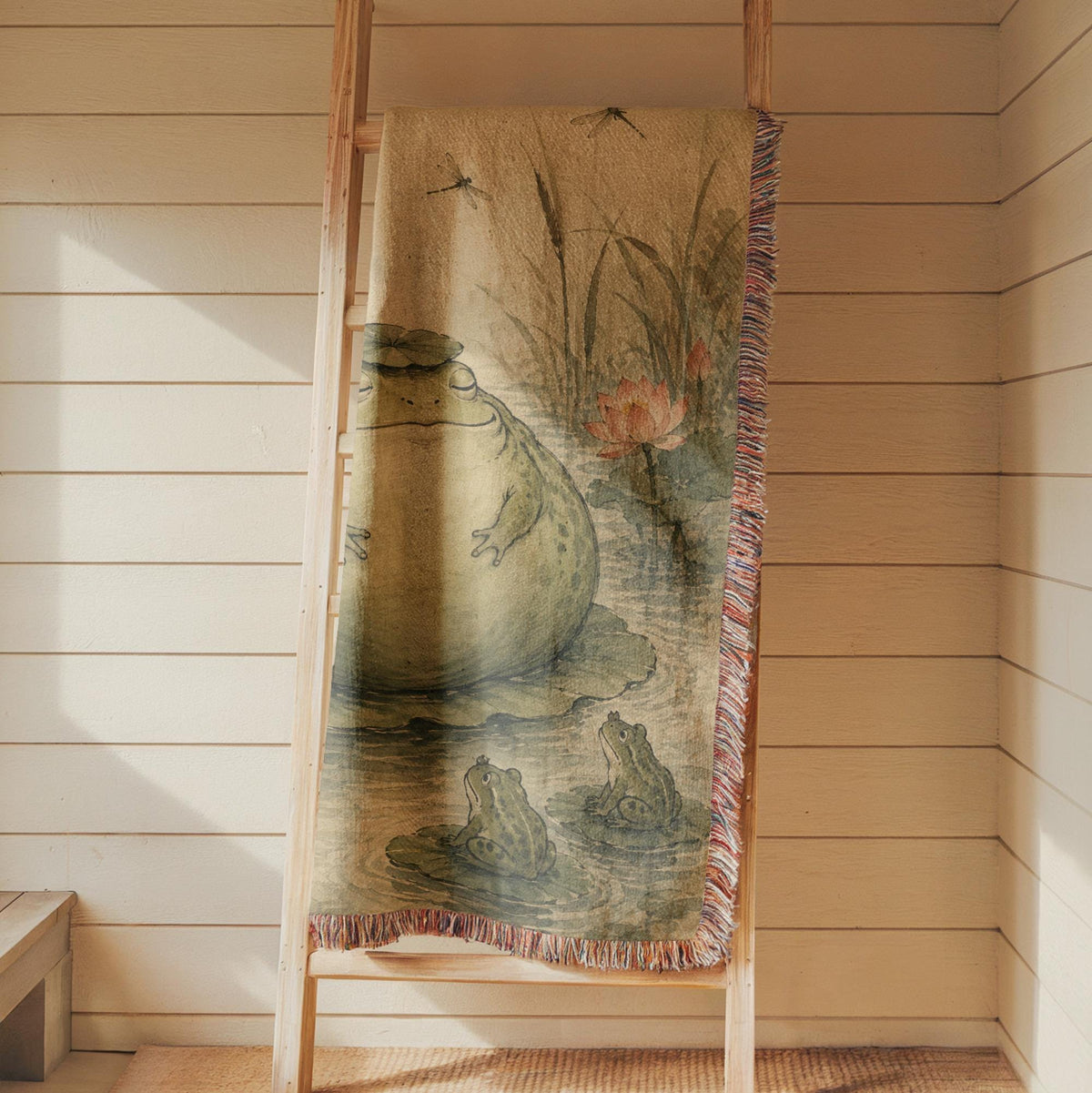 Chubby Frog Tapestry