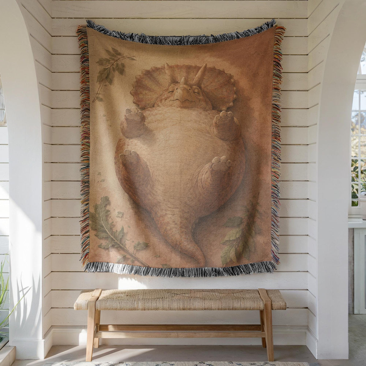 Cute Dinosaur Tapestry