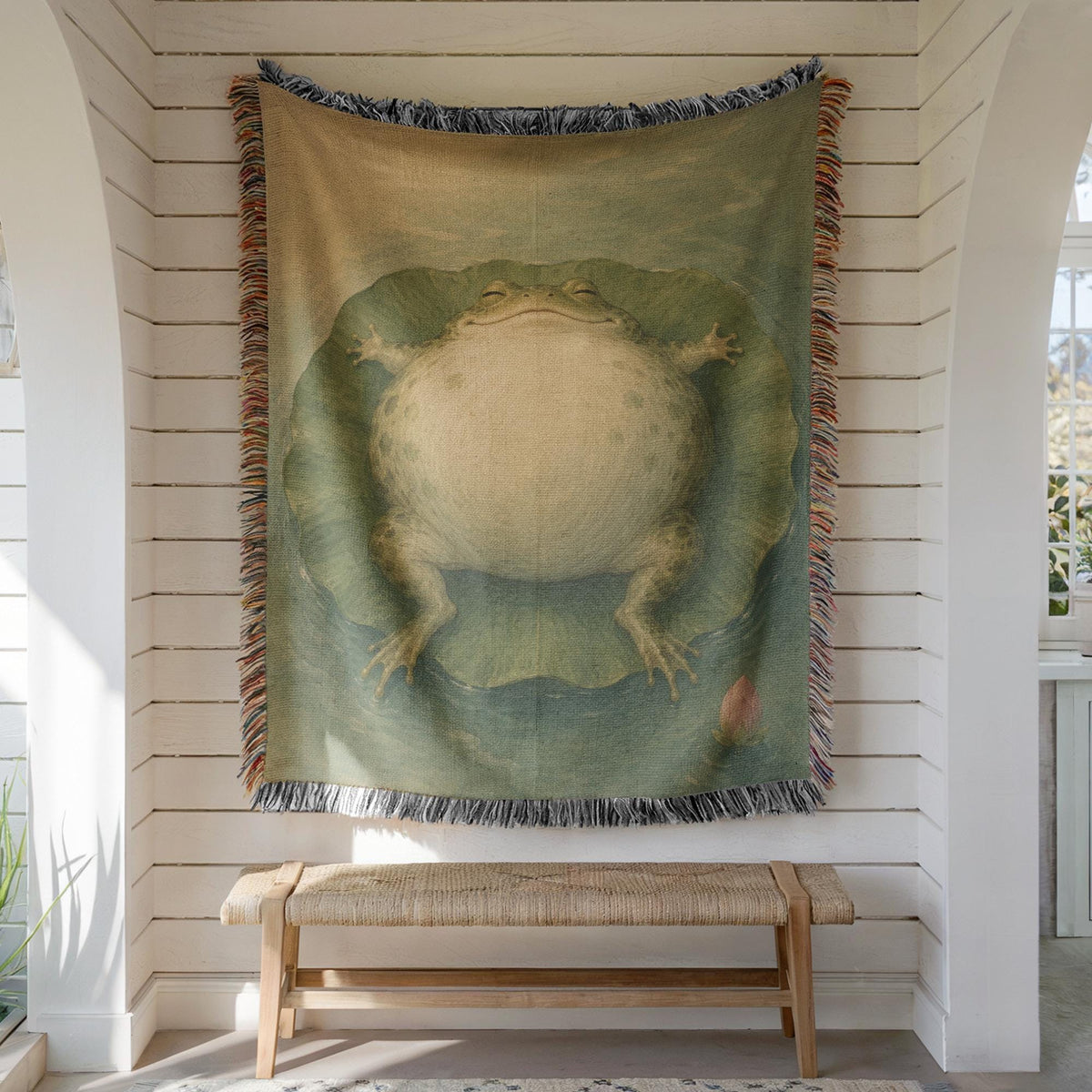 Chubby Frog Tapestry