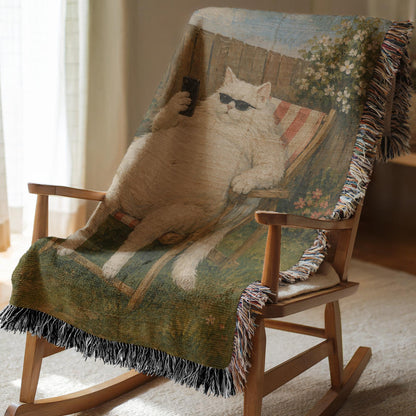 Funny Cat Tapestry