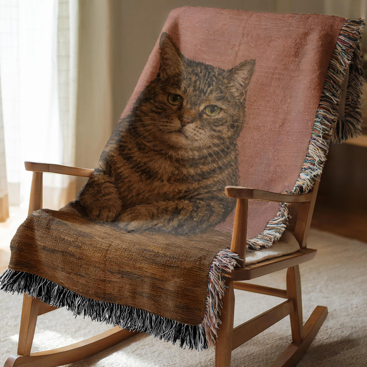 Wine Cat Tapestry