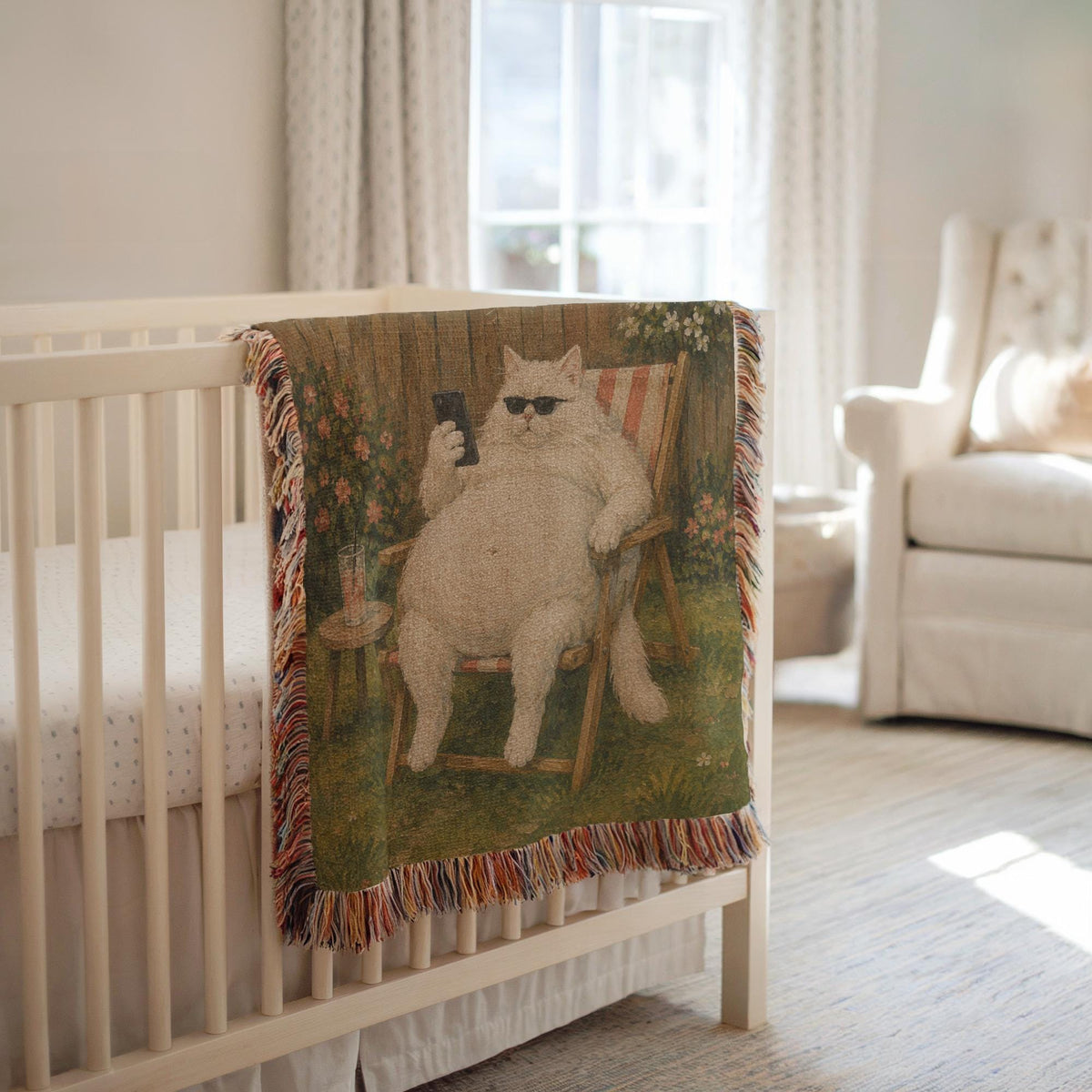 Funny Cat Tapestry