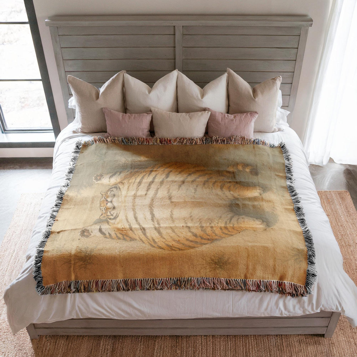 Funny Fat Tiger Tapestry