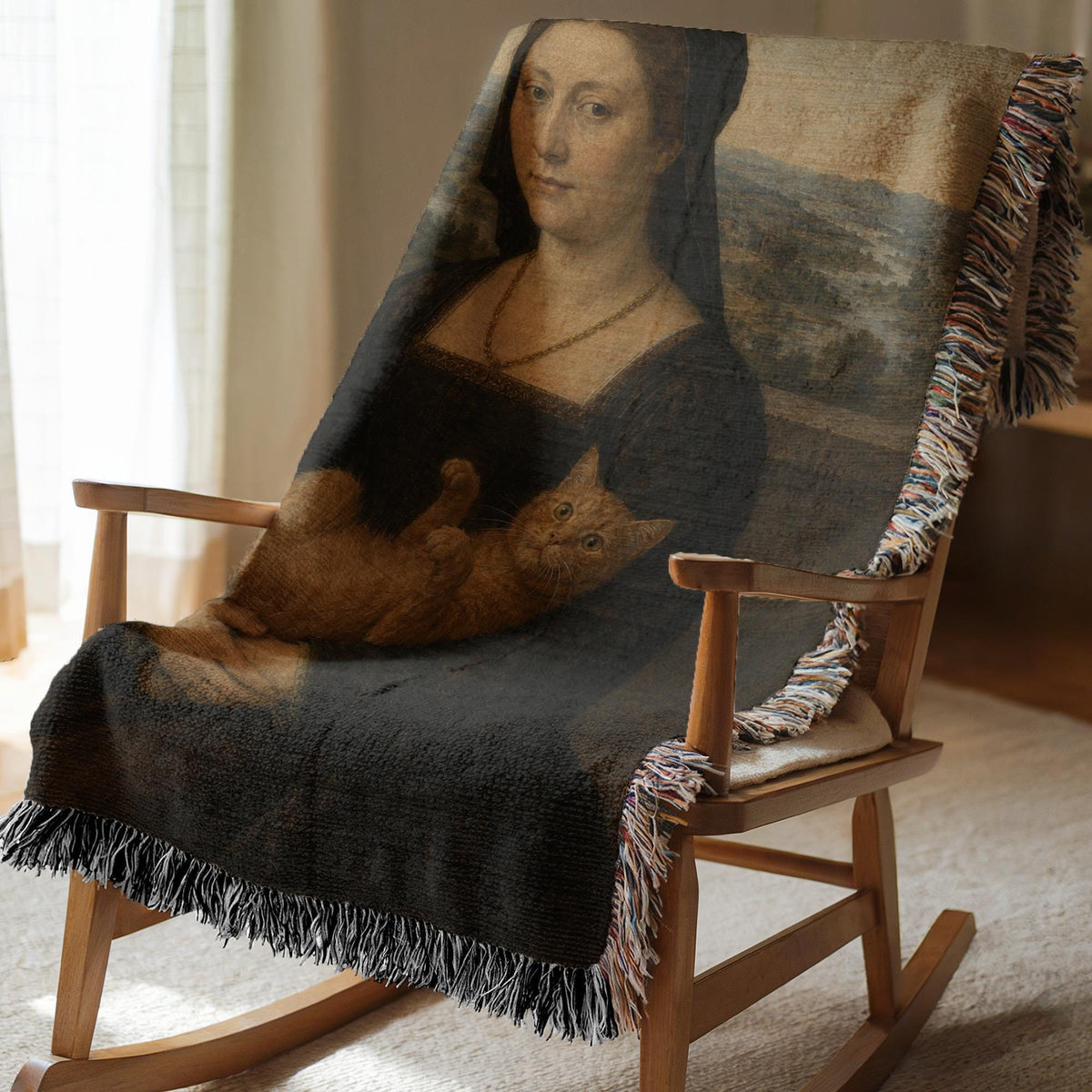 Renaissance Cat Tapestry
