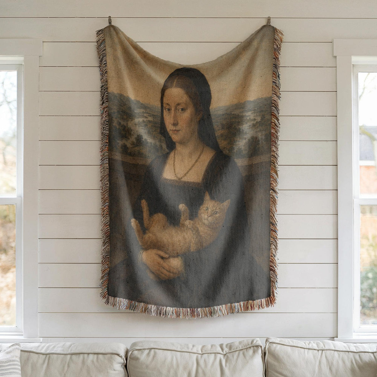 Renaissance Cat Tapestry