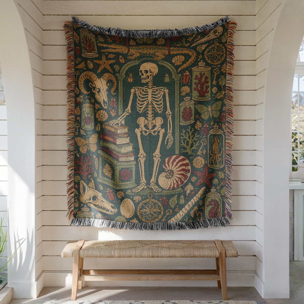 Cabinet Of Curiosities Tapestry