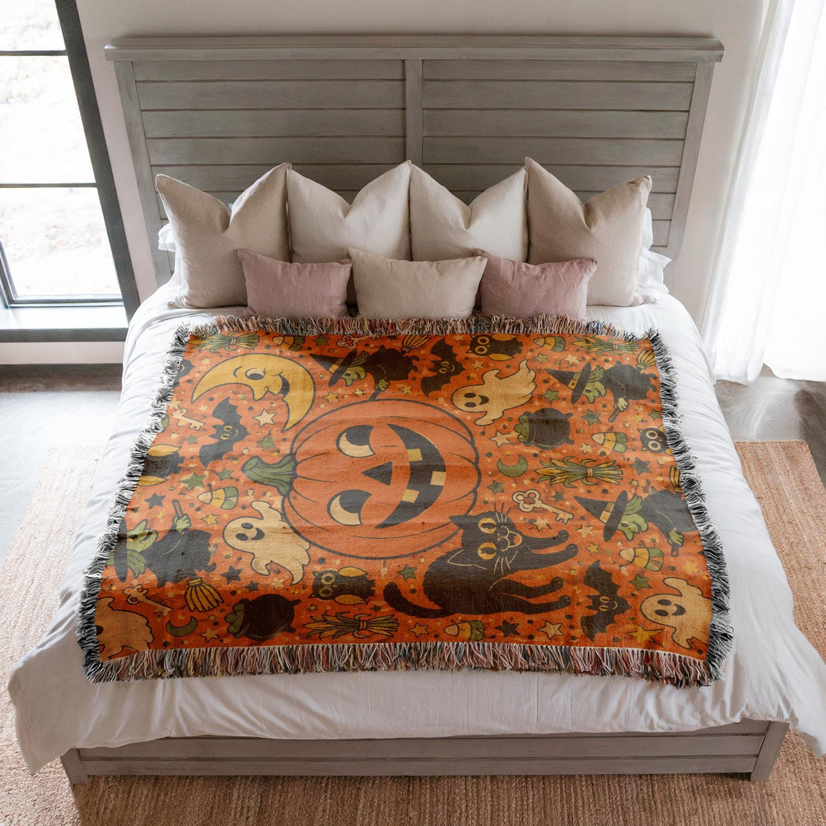 Retro Halloween Tapestry