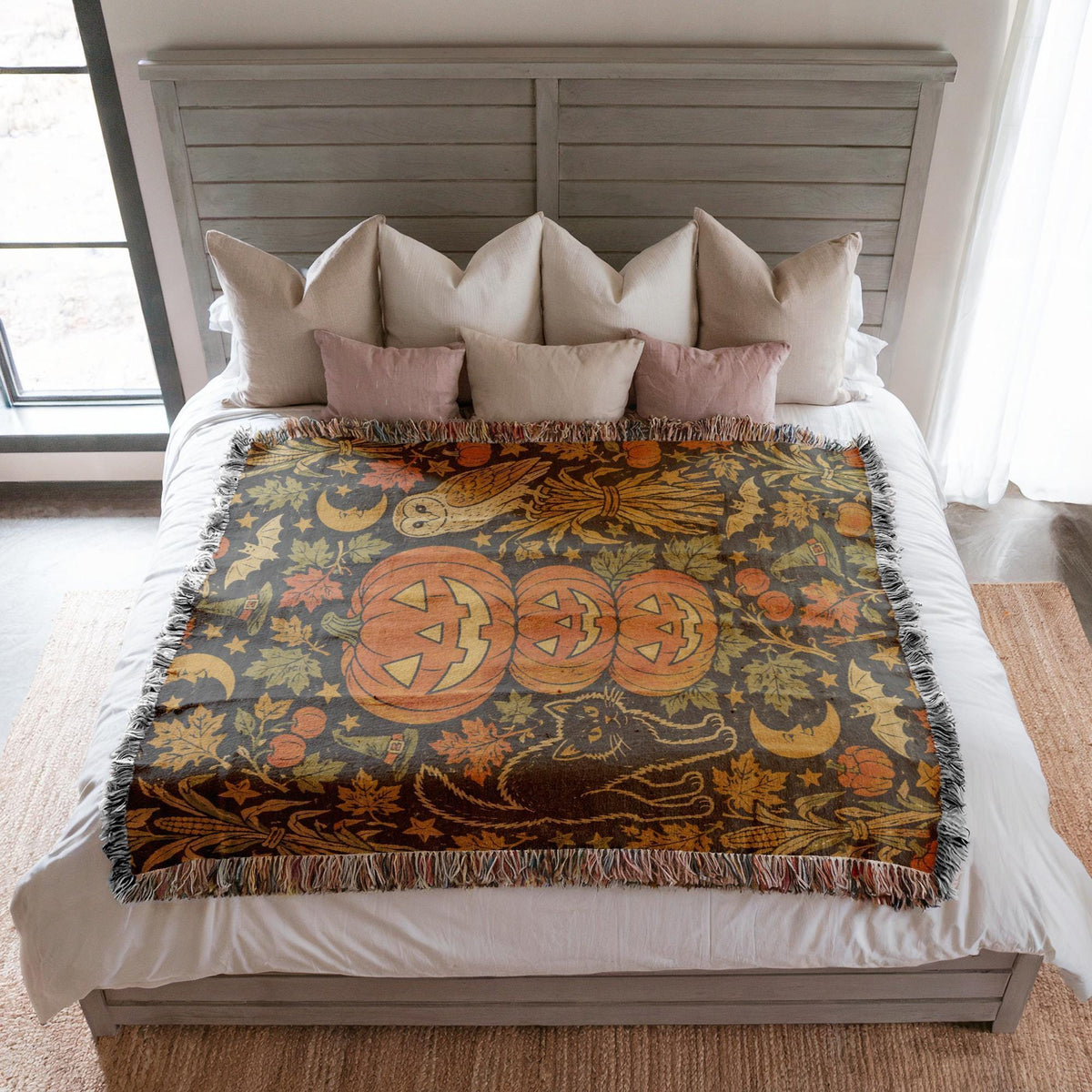 Halloween Pumpkin Tapestry