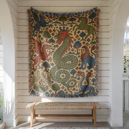 Medieval Bestiary Tapestry