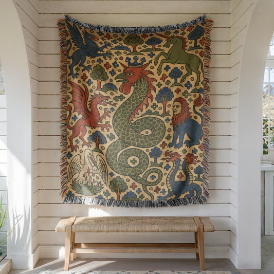 Medieval Bestiary Tapestry