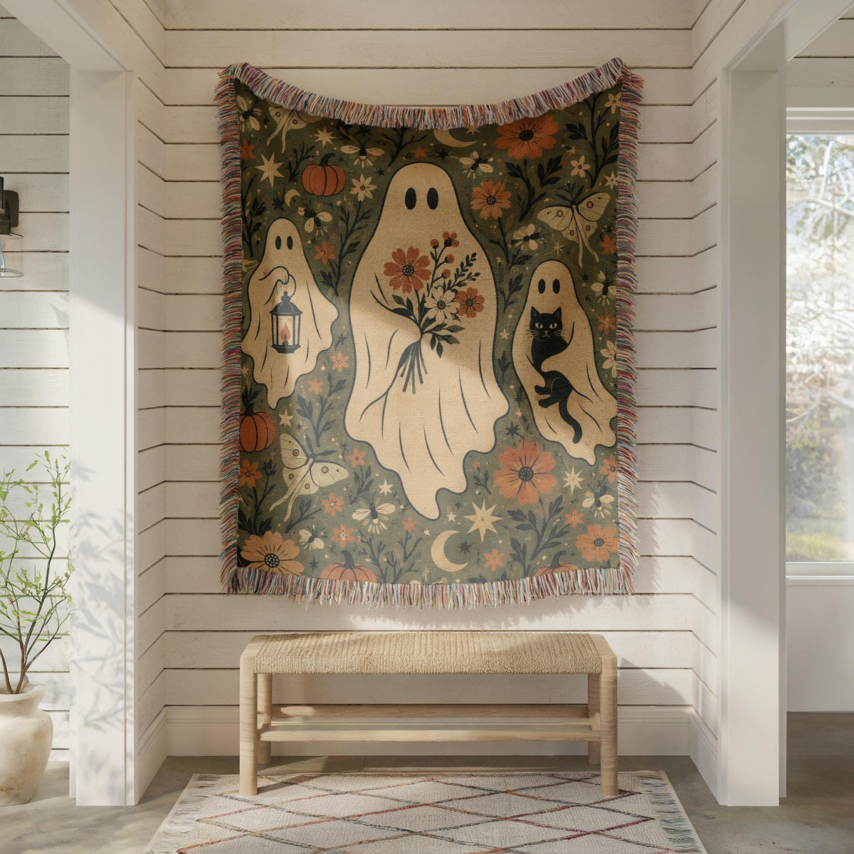 Cute Ghost Tapestry
