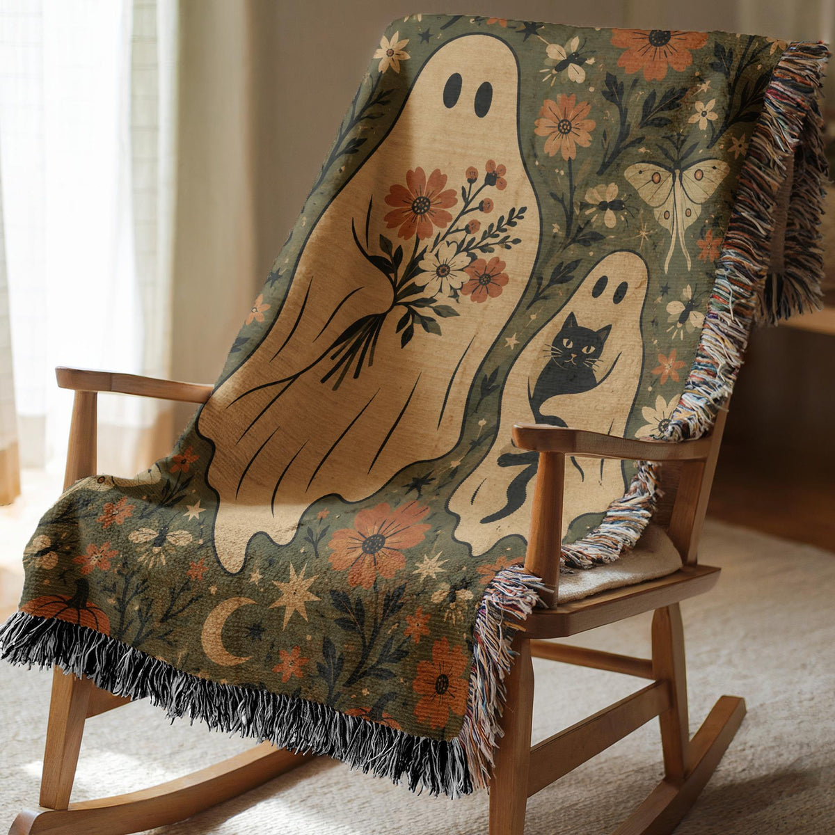 Cute Ghost Tapestry
