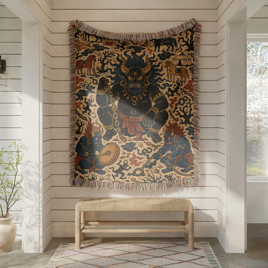 Asian Demon Tapestry