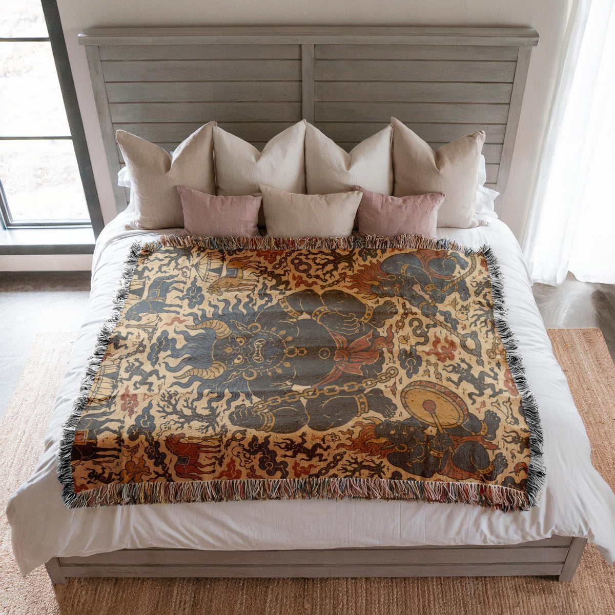 Asian Demon Tapestry